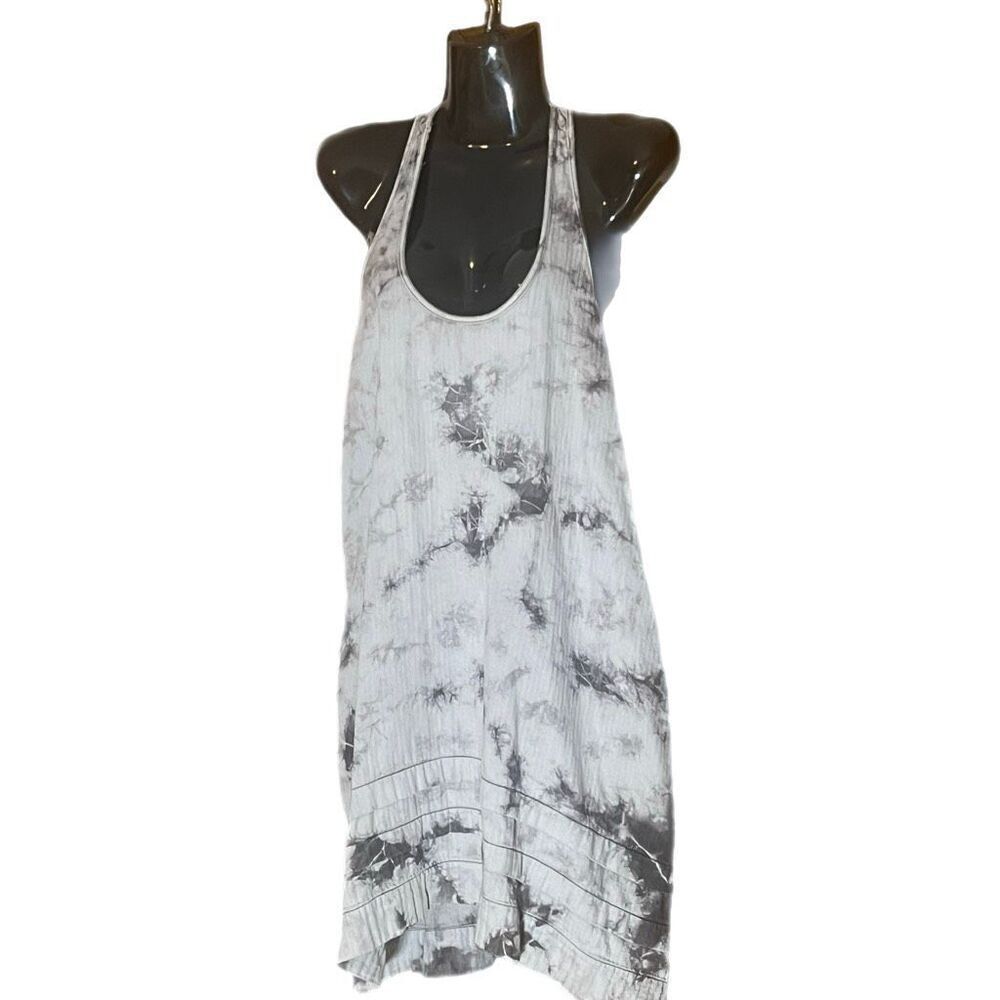 LA’t by L’AGENCE 100% Cotton Dip Dye Oversized‎ Two Pockets Tank Dress XS